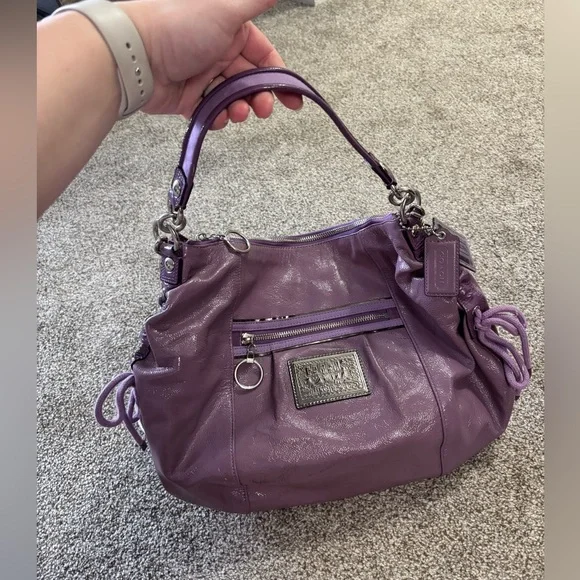 Purple Coach *Poppy* Women's Bag - Picture 10 of 16